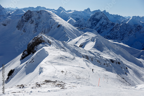 nebelhorn ridge skiing