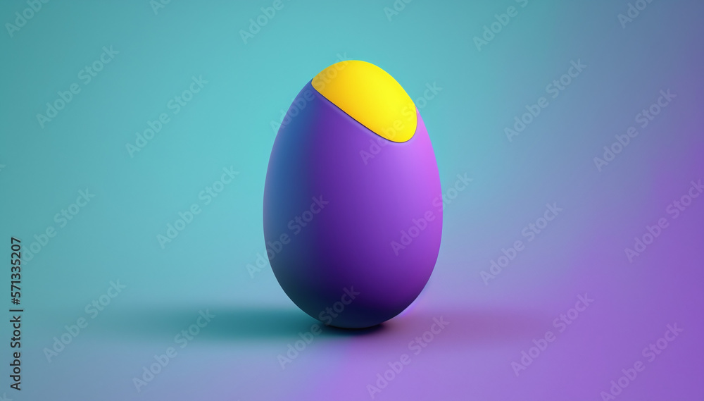 Fototapeta premium Time for chocolate Easter eggs, happy Easter