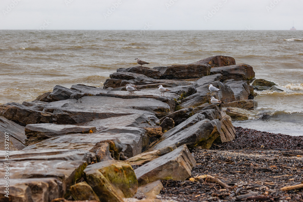 Winter at Edgewater Park in Cleveland, Ohio Winter at Edgewater Park in Cleveland, Ohio