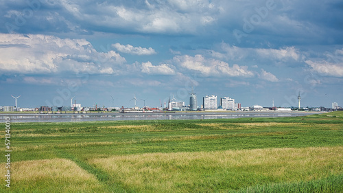 Stadt, Urlaub, Hintergrund, Sommer, 