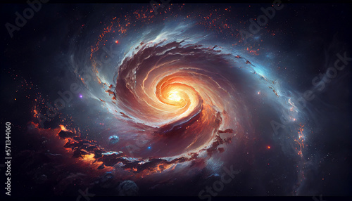 concept universe planet black hole galaxy star sun, big bang creation