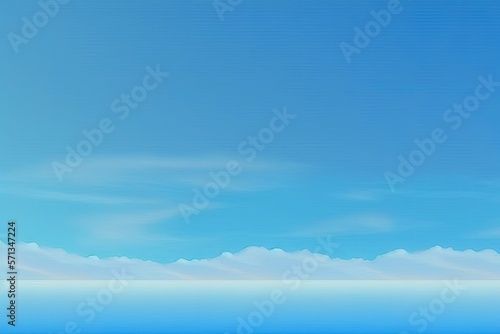 A cloudless sky in blue color. Background is blue. Mornings in the summer are filled with gorgeous scenery and a bright clearing in the sky. for designing wallpaper and backdrops. The ideal sky backdr © 2rogan