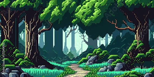 Obraz na płótnie llustration of a game level design background - Created with generative ai
w salonie