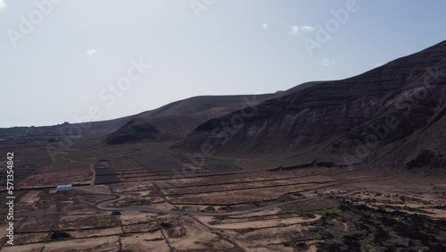 Orzola, Lanzarote island, Canary Islands, Spain, Europe. High quality 4k footage
