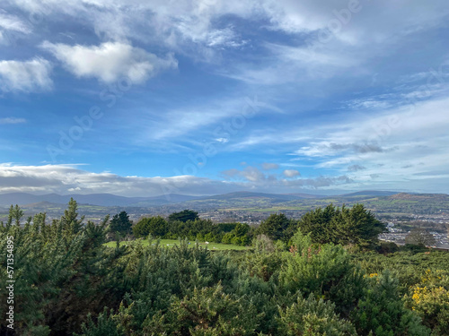 clouds over the mountains