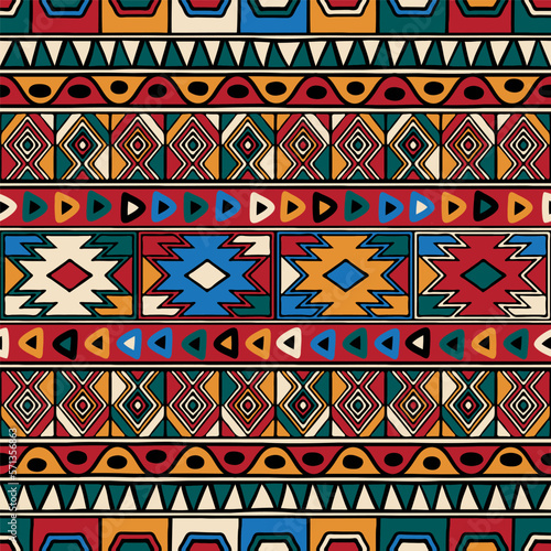 Tribal ethnic background pattern 4