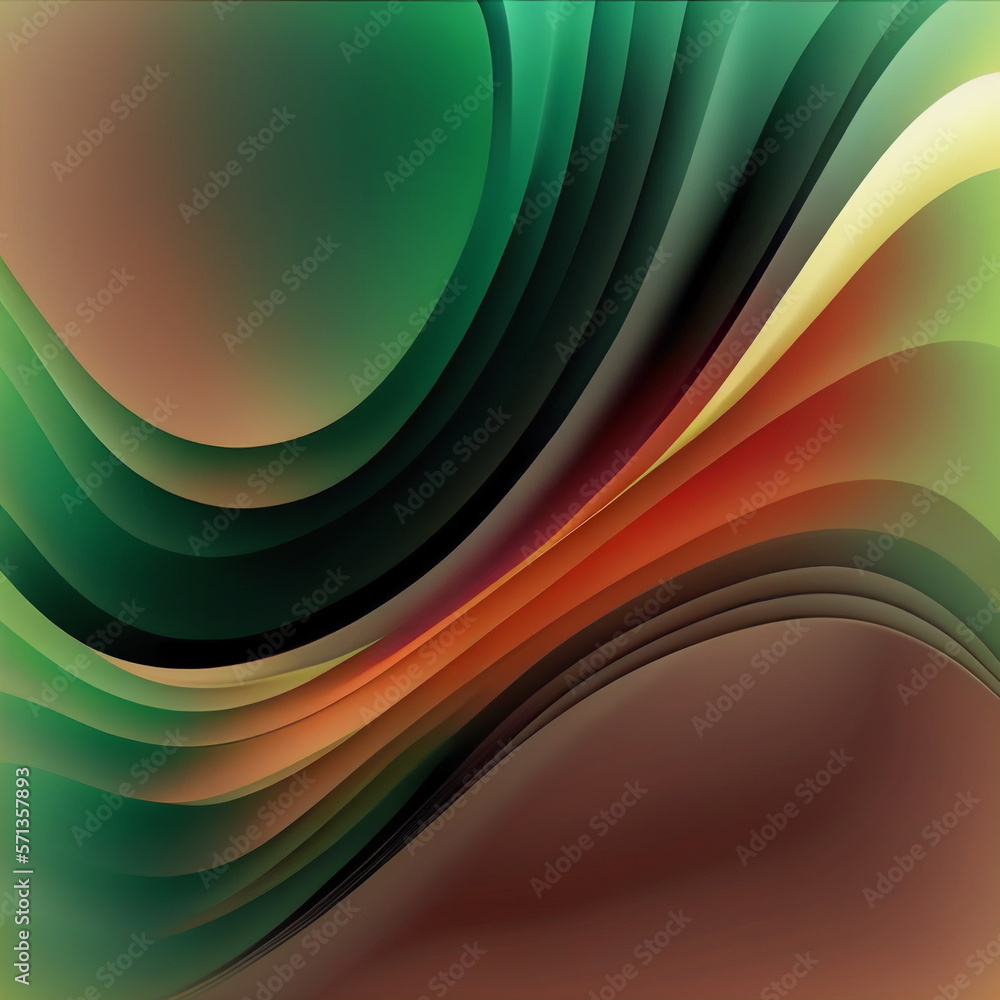 ภาพประกอบสต็อก Abstract Background, Generated Art, Waves Structure ...