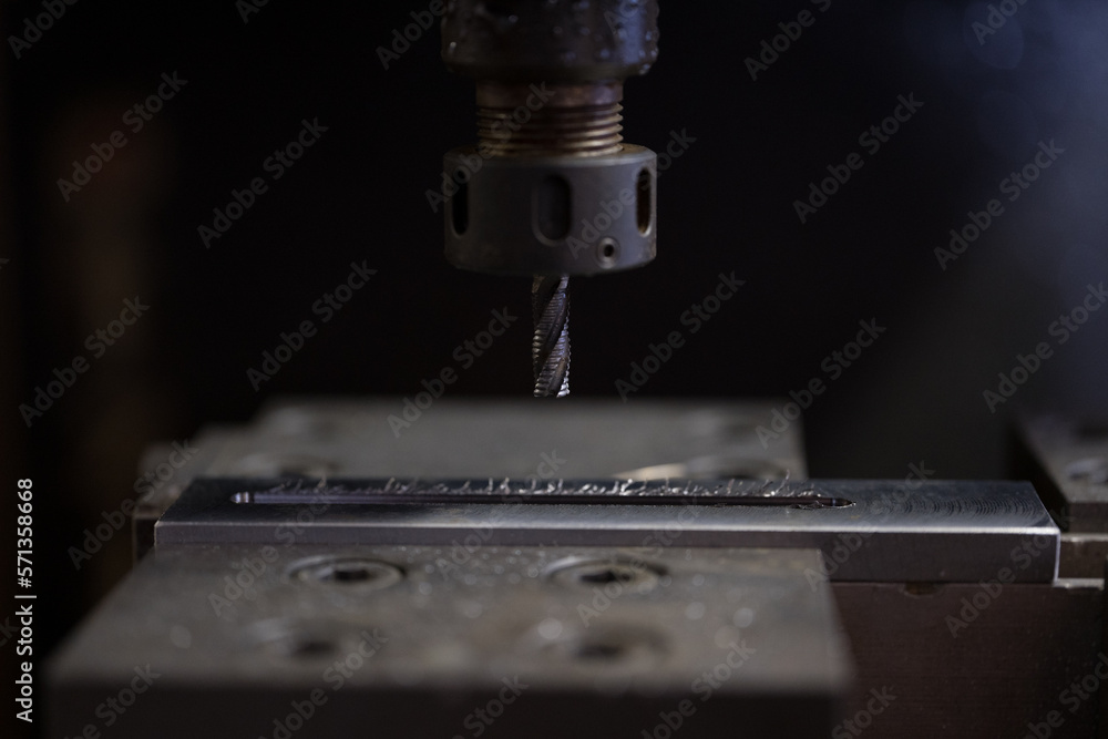 Parts processing at machining center Parts processing at machining center