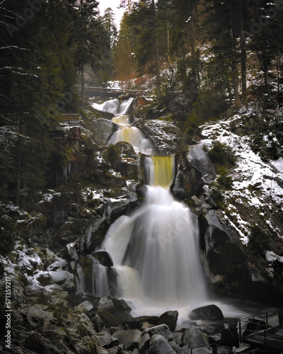 Triberg waterfall in the black forest
