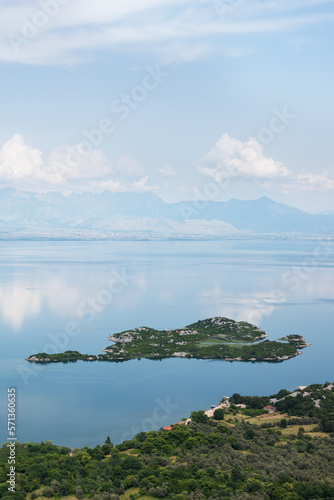 View of Lake Skadar in Albania
