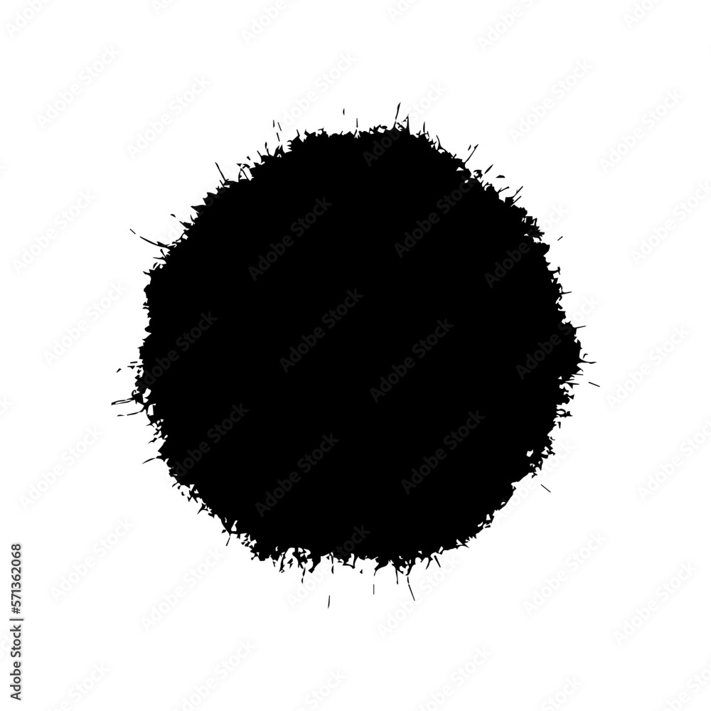 Hand drawn black vector spot Hand drawn black vector spot