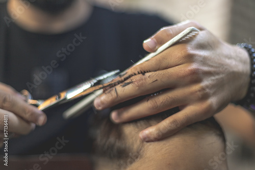Barber tools, old barber equipment