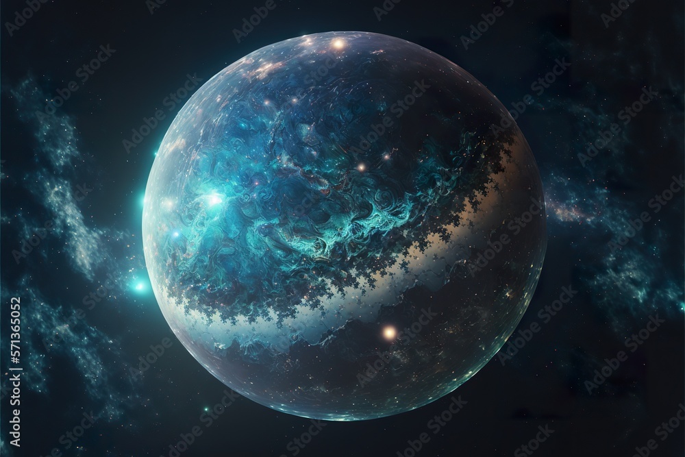 Obraz premium Universe created with Generative AI 