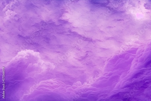 Violet purple sky cloud beautiful nature texture abstract background. Color of the year 2018 ultra violet pantone. Generative AI