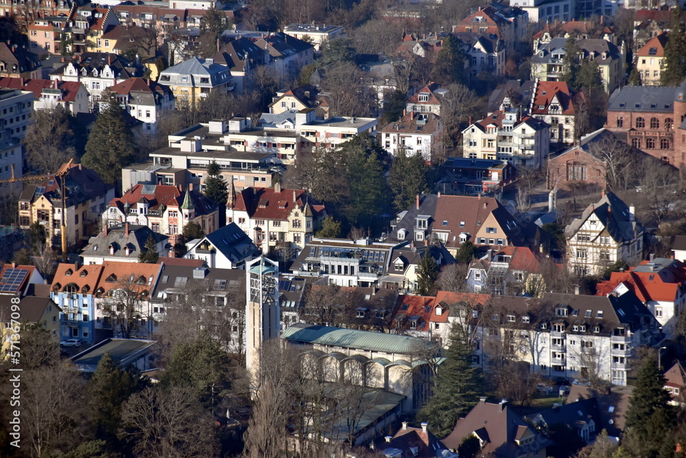 Der Norden von Freiburg im Winter