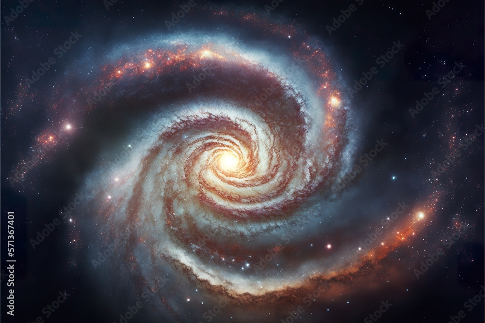 Galaxy created with Generative AI Galaxy created with Generative AI