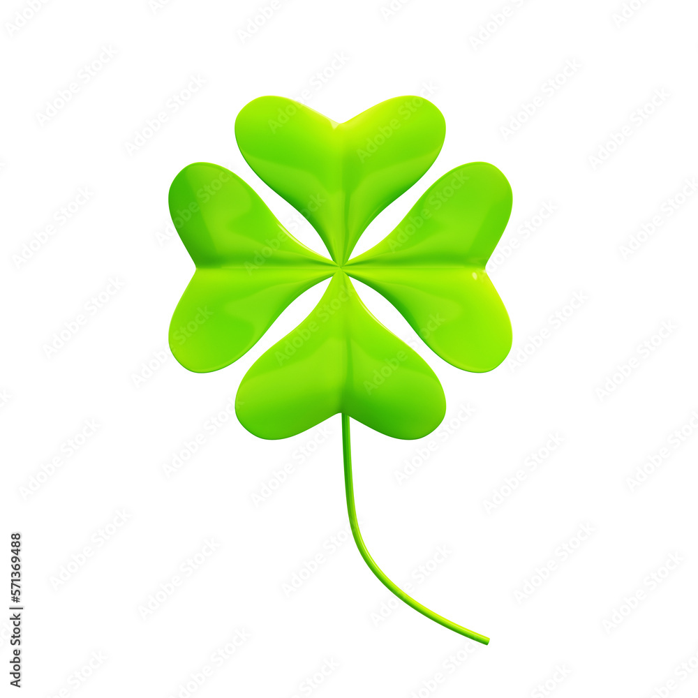 Clover leaves isolated on background Clover leaves isolated on background
