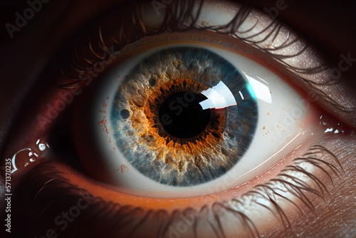 Das Tor zur Seele - Detailvolles surreales Auge  © obey24com