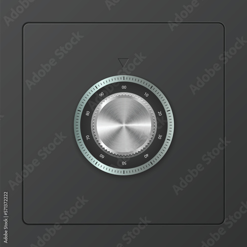 Door safe vault with a combination key  lock