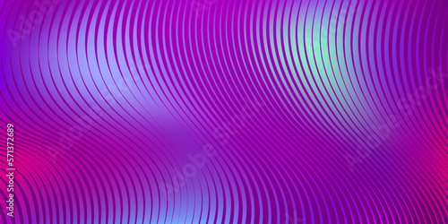 Abstract background of wavy lines in blue and purple colors