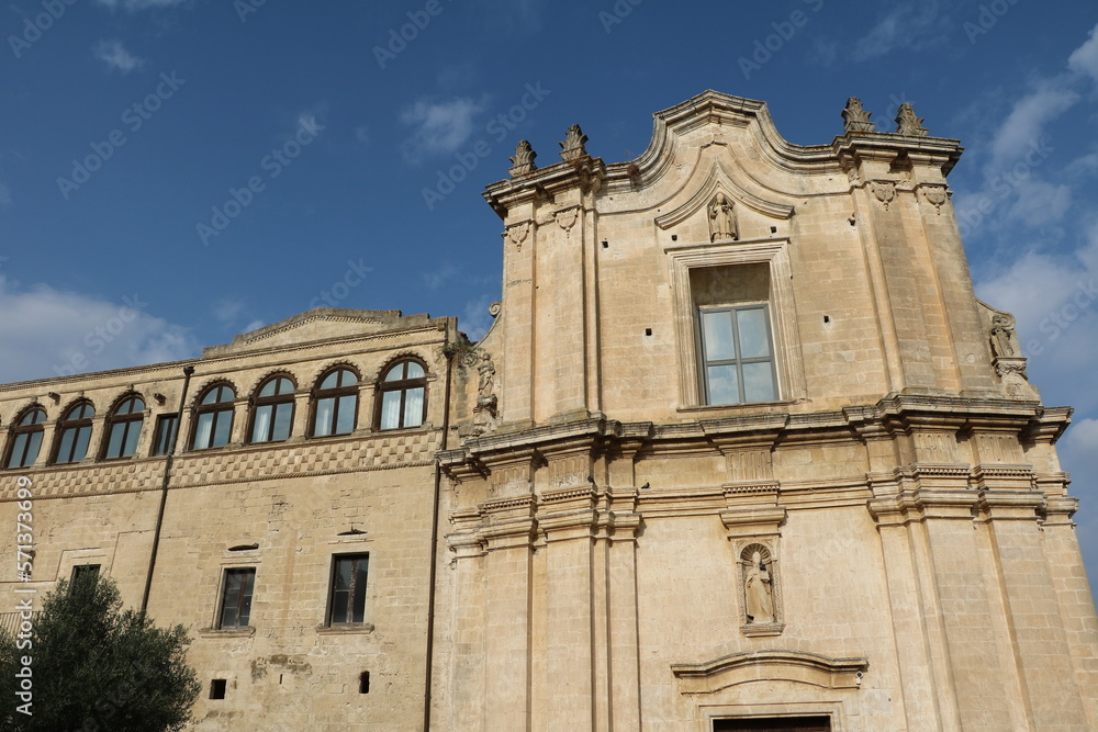 The Convent of Saint Agostino in Matera, Italy
