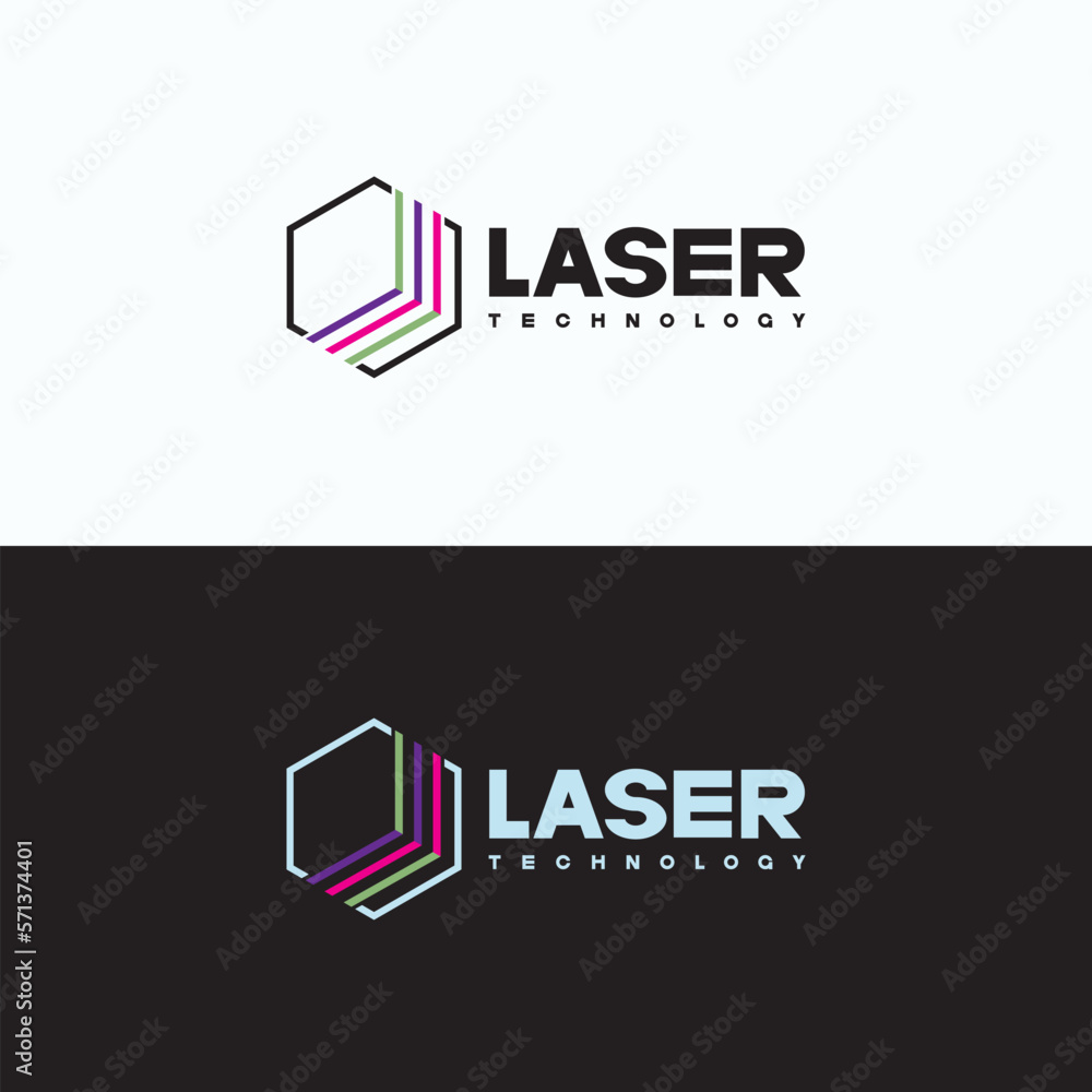 Fototapeta premium An illustration consisting of a schematic image of a prism through which light passes. Optics and laser technology