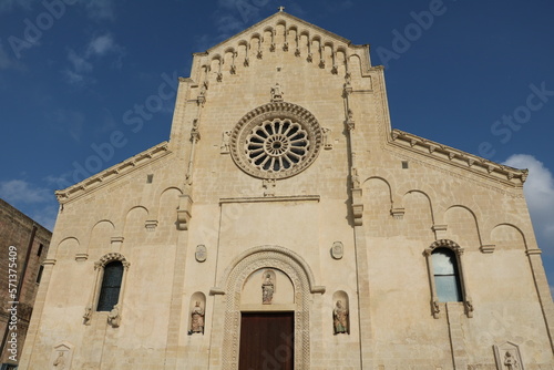 Cathedral at Piazza Duomo in Matera, Italy