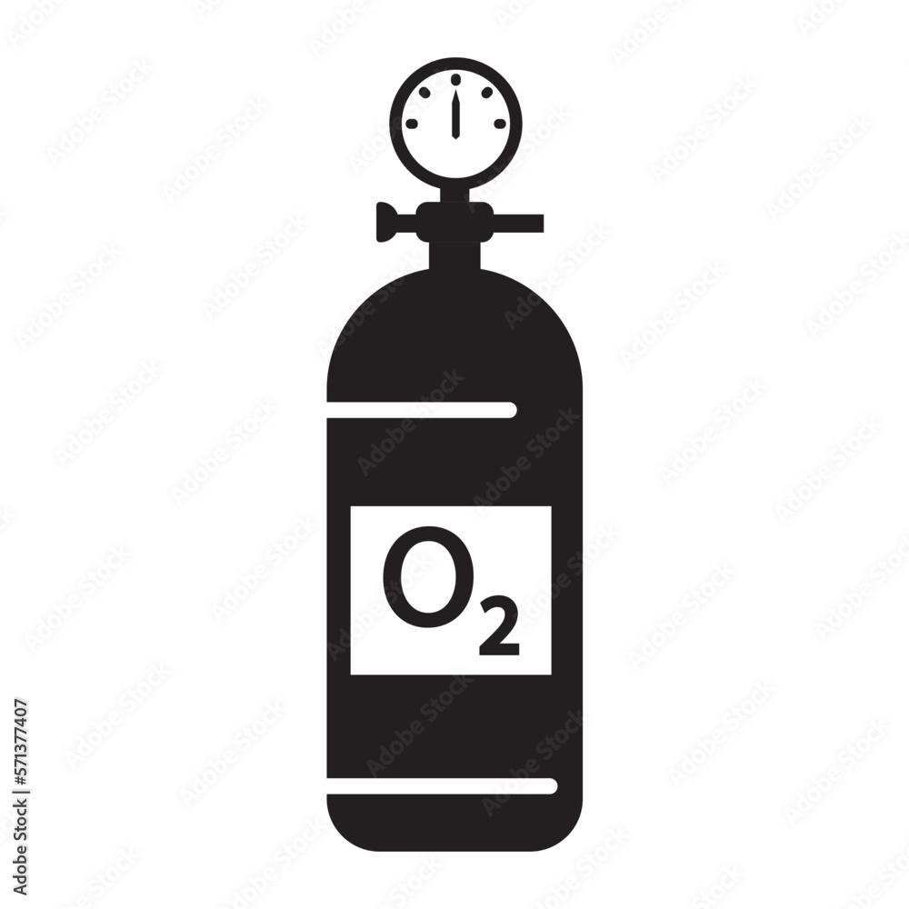 oxygen tube icon logo vector design template oxygen tube icon logo vector design template