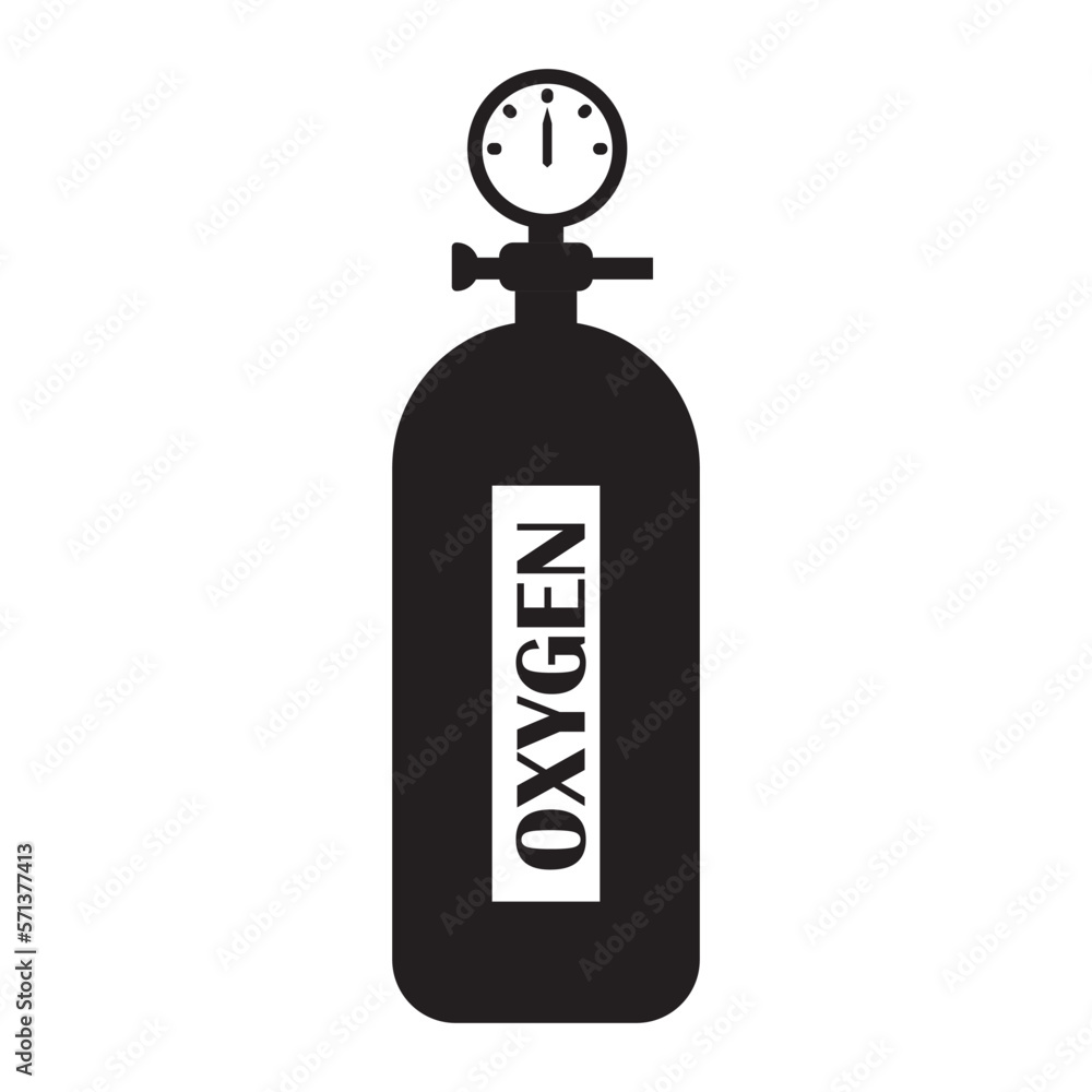 oxygen tube icon logo vector design template oxygen tube icon logo vector design template
