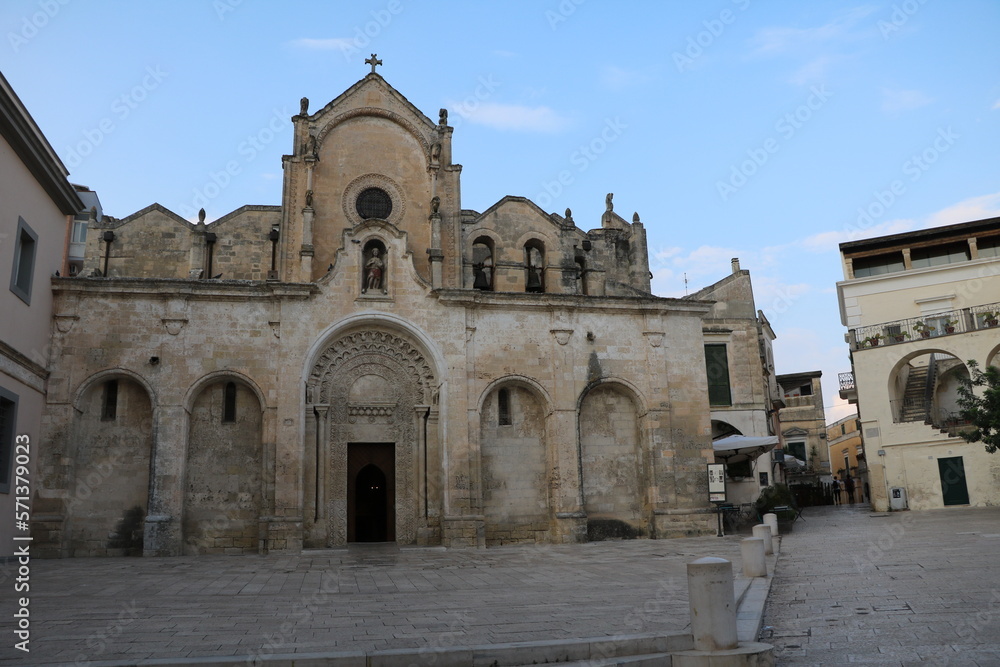 San Giovanni Battista Church in Matera, Italy
