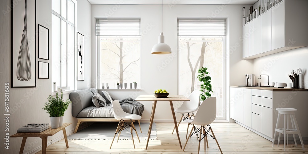 Photo inspiration: Gallery Detail: Contemporary Minimalist Style Interior Design Of Light Studio Apartment