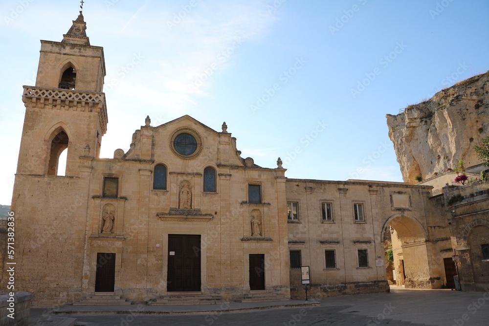 San Pietro Caveoso church in Matera, Italy