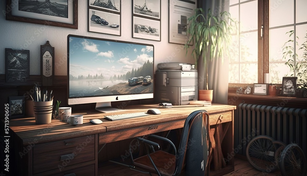 Fototapeta premium Home Office