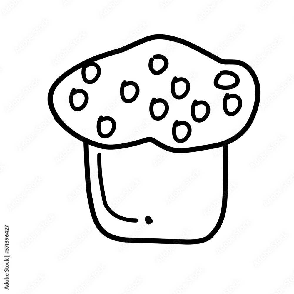 Obraz premium Dessert outline 