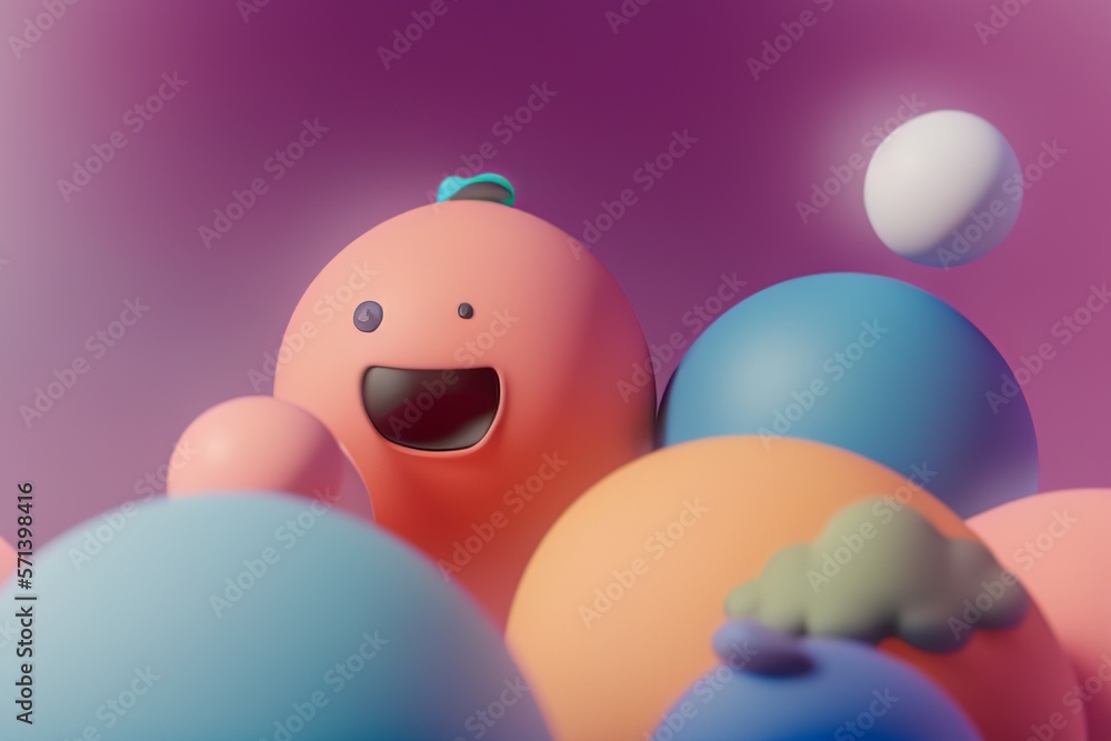 colorful spheres random background colorful spheres random background