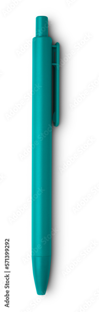 green pen with shadow green pen with shadow