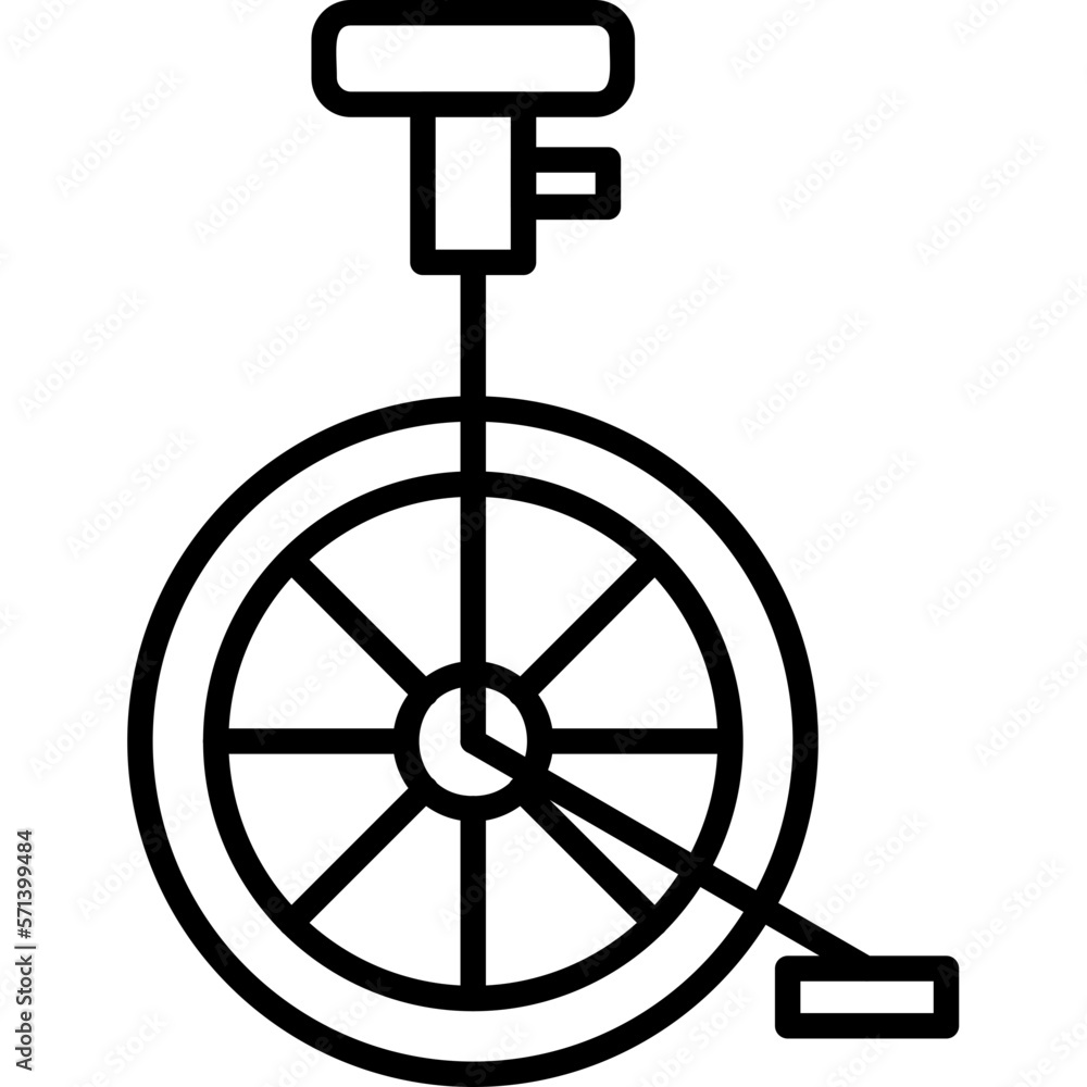 Unicycle Icon Unicycle Icon