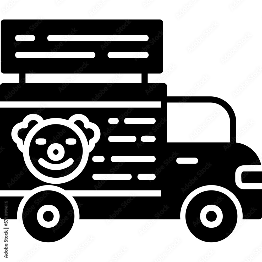 Circus Van Icon Circus Van Icon