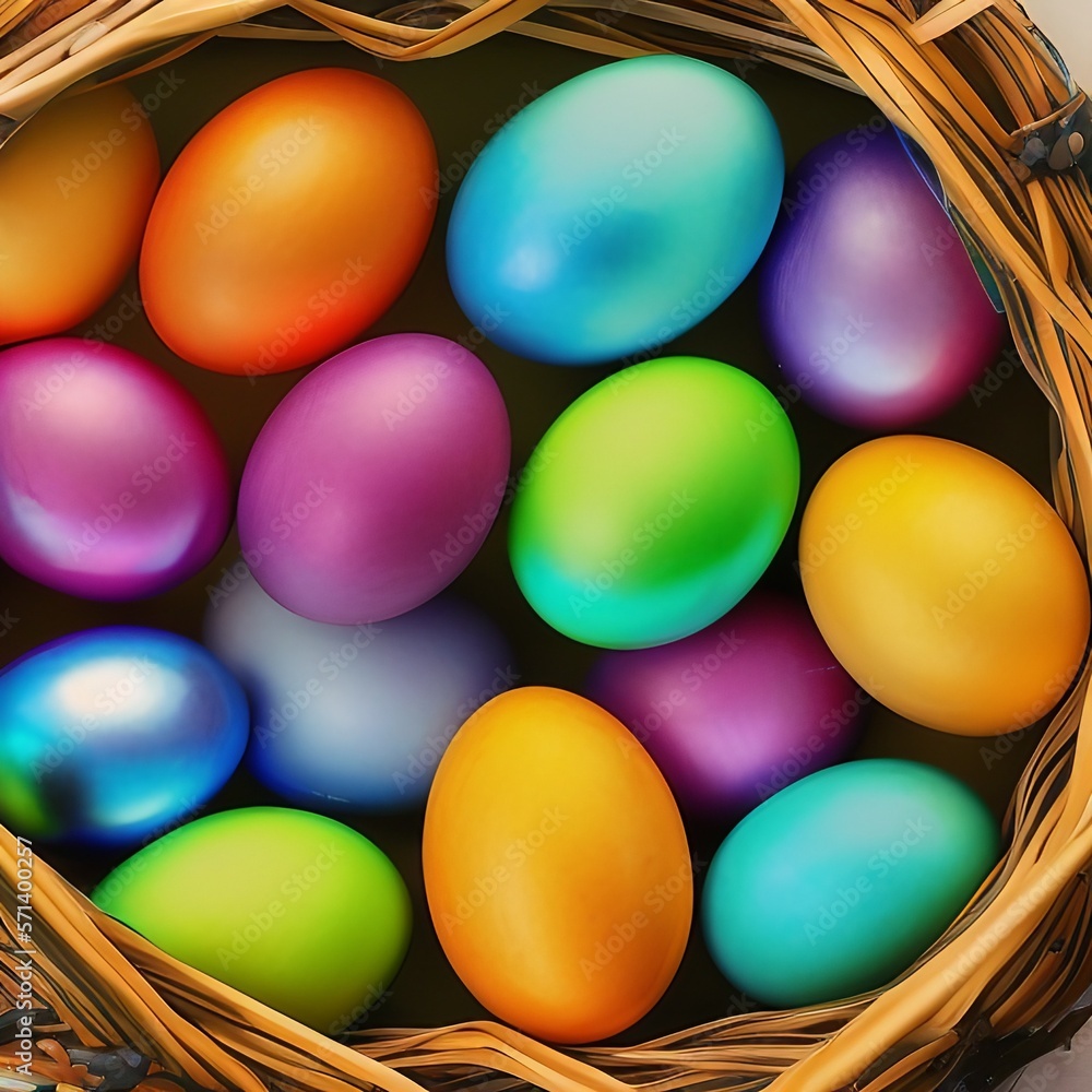 Spring Colored Eggs