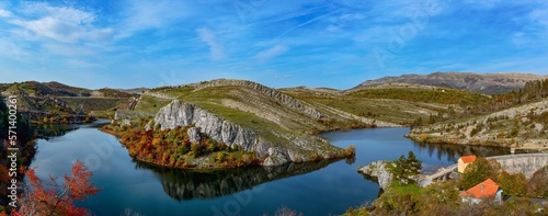 Klinje Lake: A Serene Oasis in Bosnia and Herzegovina. photo