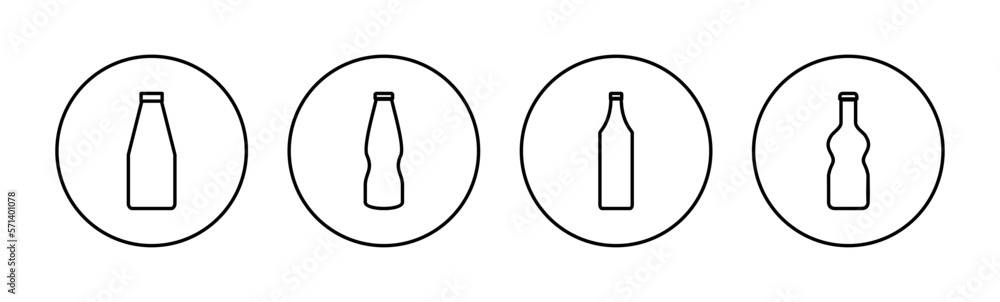 Bottle icon vector for web and mobile app. bottle sign and symbol Bottle icon vector for web and mobile app. bottle sign and symbol