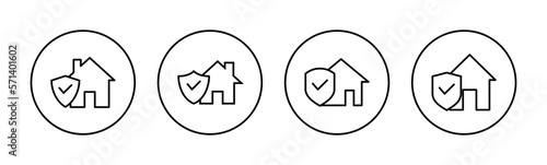 home insurance icon vector for web and mobile app. home protection sign and symbol Free Download home insurance icon vector for web and mobile app. home protection sign and symbol - GFXLoad