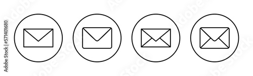 Mail icon vector for web and mobile app. email sign and symbol. E-mail icon. Envelope icon