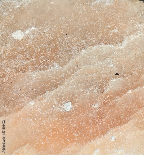 A sea salt block closeup.