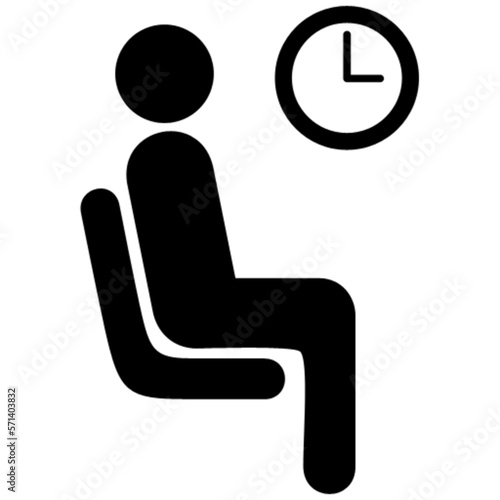 waiting room vector, icon, symbol, logo, clipart, isolated. vector illustration. vector illustration isolated on white background.