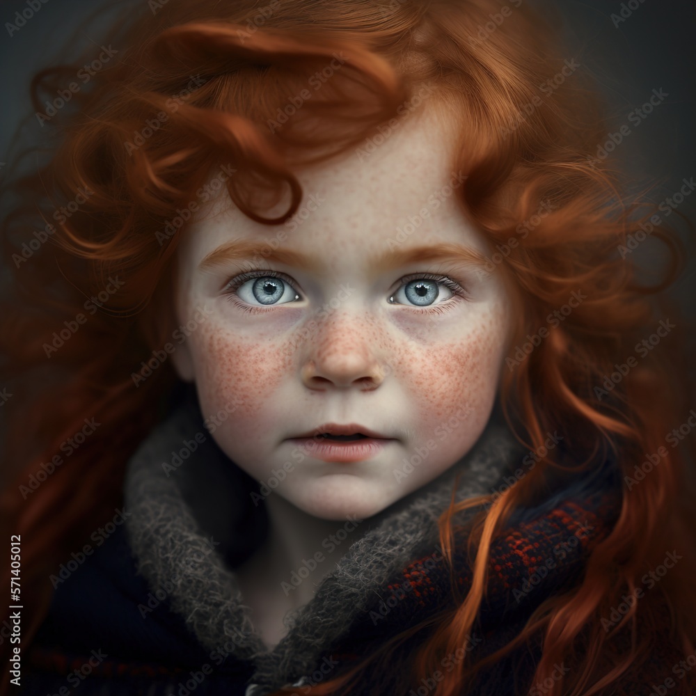 Beautiful portrait of sweden baby face portrait ai generative Beautiful portrait of sweden baby face portrait ai generative