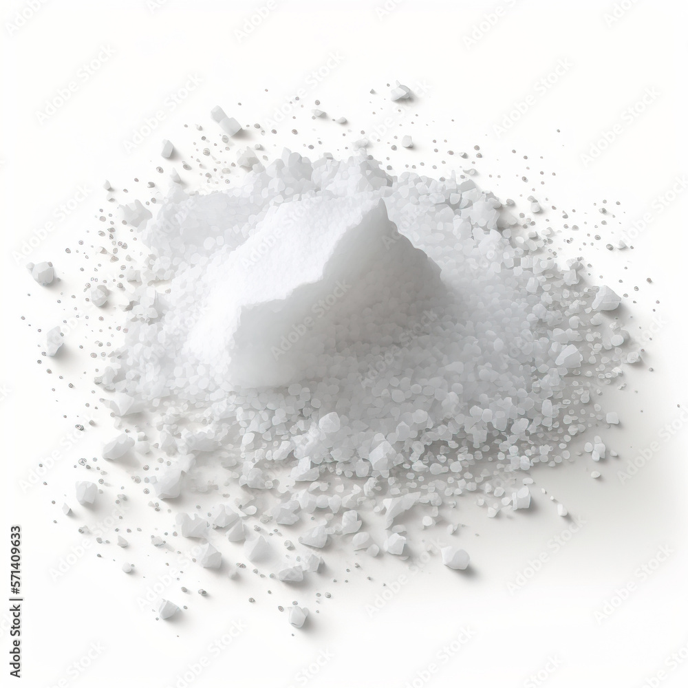 Refined salt. It is obtained through the evaporation of sea water and then undergoes physical and chemical processes of heat treatment, refinement and bleaching.