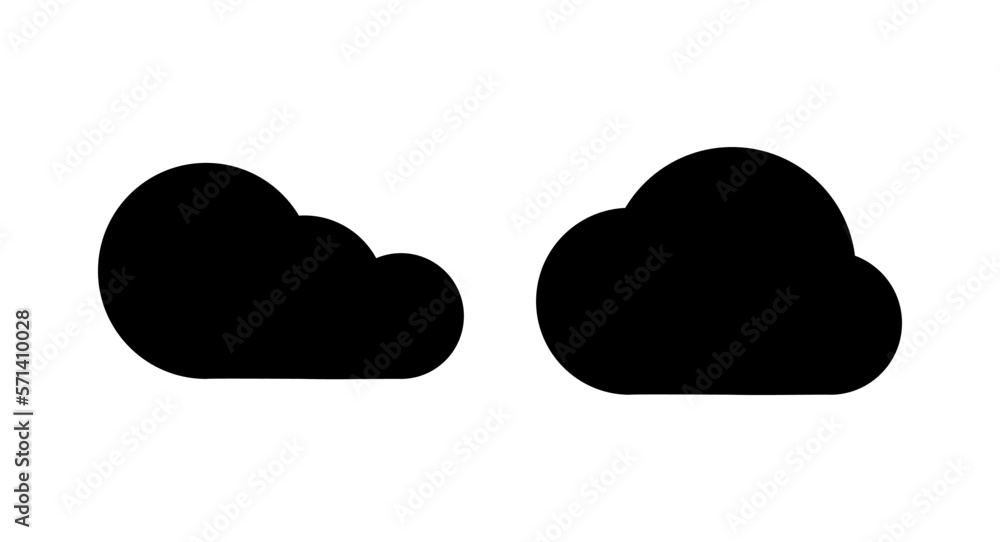 Cloud icon vector illustration. cloud sign and symbol Cloud icon vector illustration. cloud sign and symbol