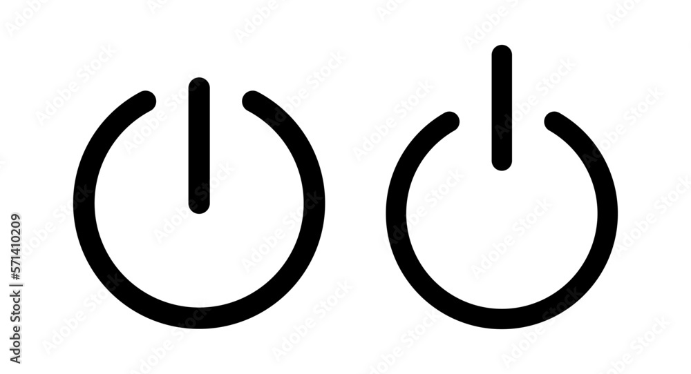 Power icon vector illustration. Power Switch sign and symbol. Electric power Power icon vector illustration. Power Switch sign and symbol. Electric power