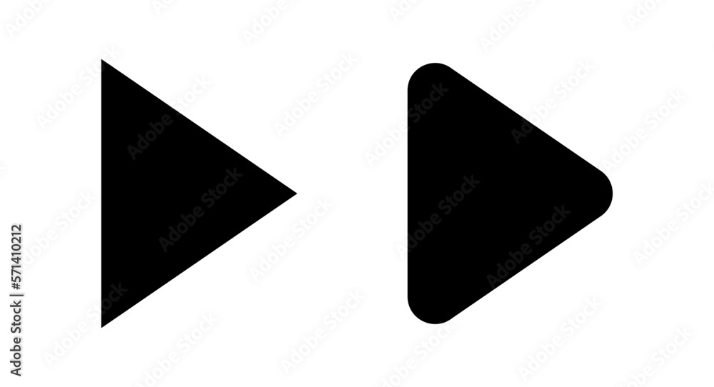 Play Icon vector illustration. Play button sign and symbol Play Icon vector illustration. Play button sign and symbol